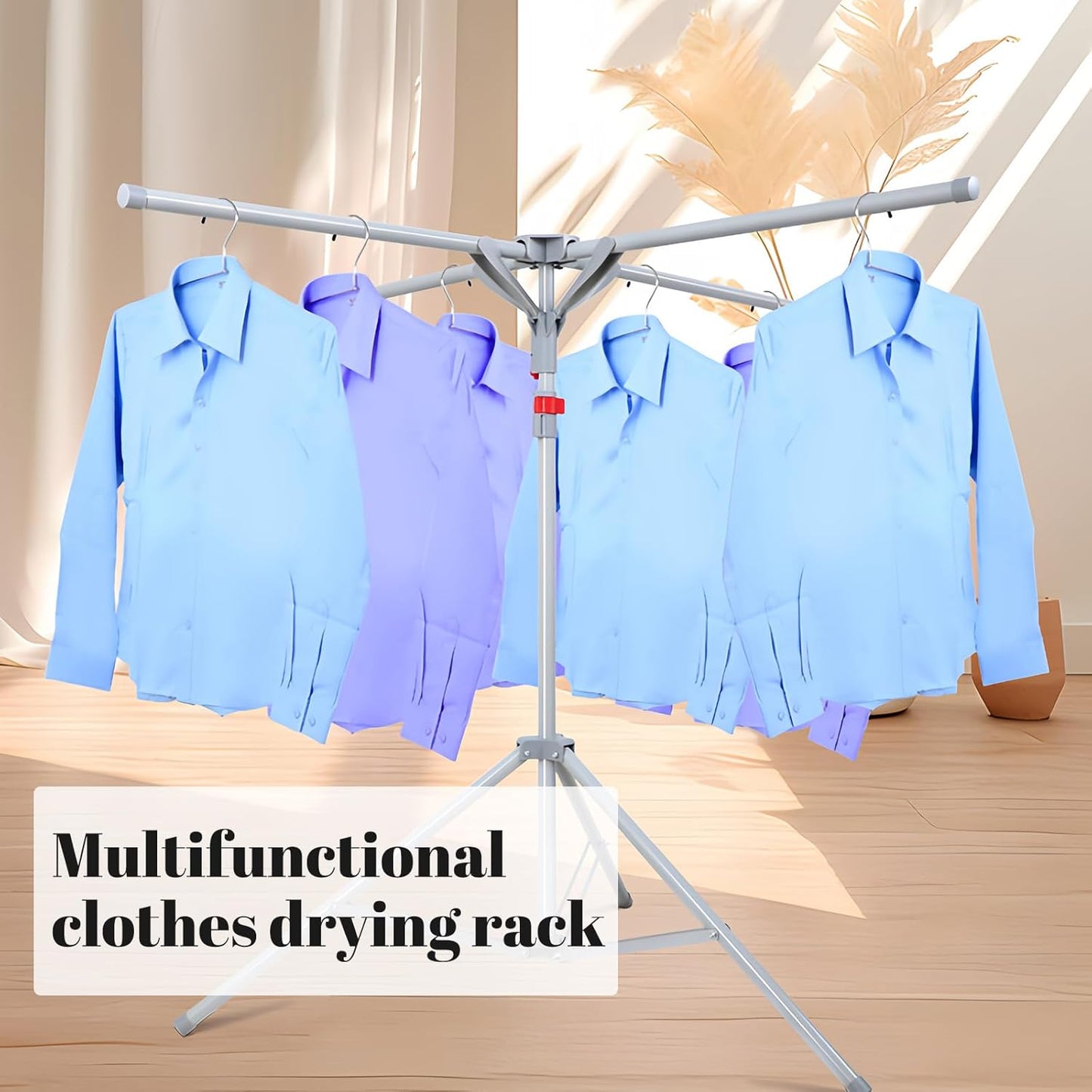 Clothes Drying Rack Foldable & Collapsible Drying Racks Large Capacity Space Saving Indoor Drying Rack for Bedroom,Balcony,Laundry for Indoor/Outdoor