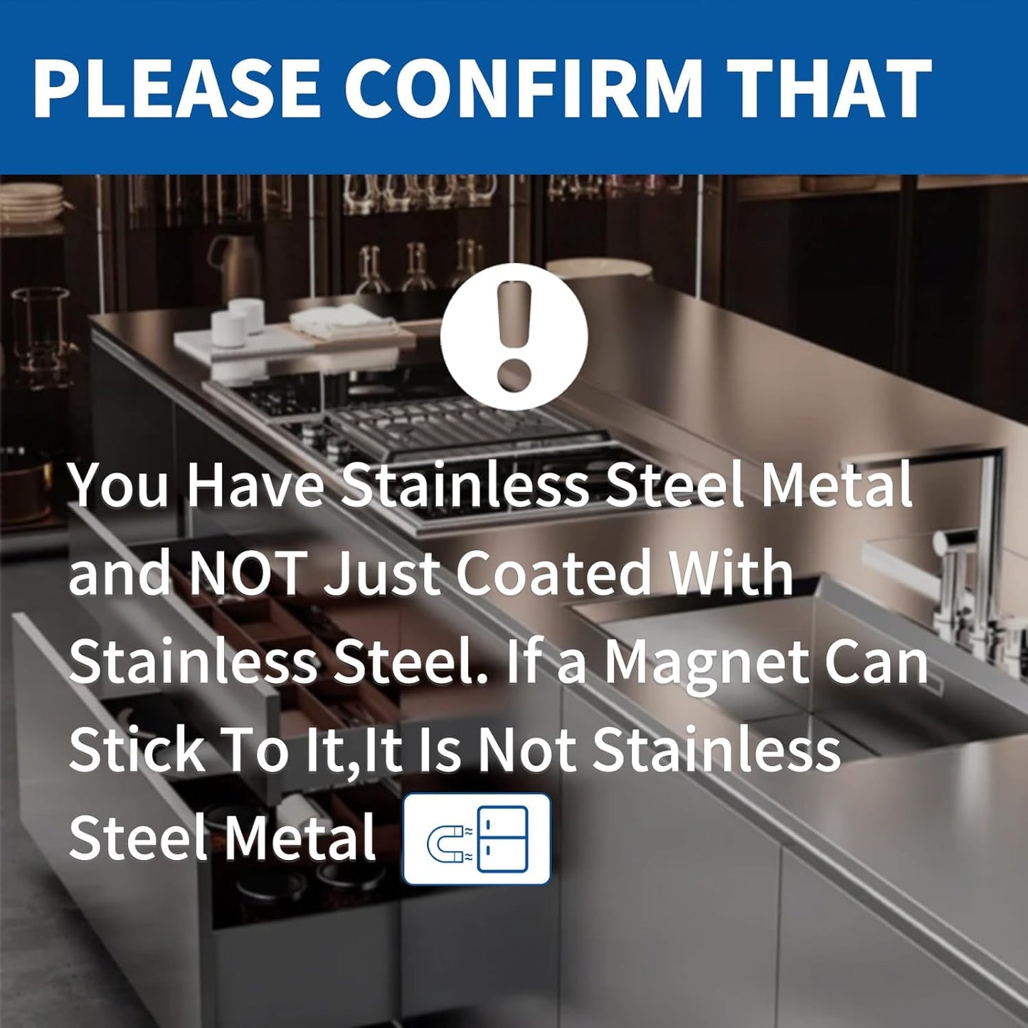 Stainless Steel Rust Stain Remover & Cleaner, Rust Spot Stain Remover for Stainless Steel Appliances and Furniture - Ideal for Grill, Fridge, Knife or Pan & more - 3.72 Fl Oz