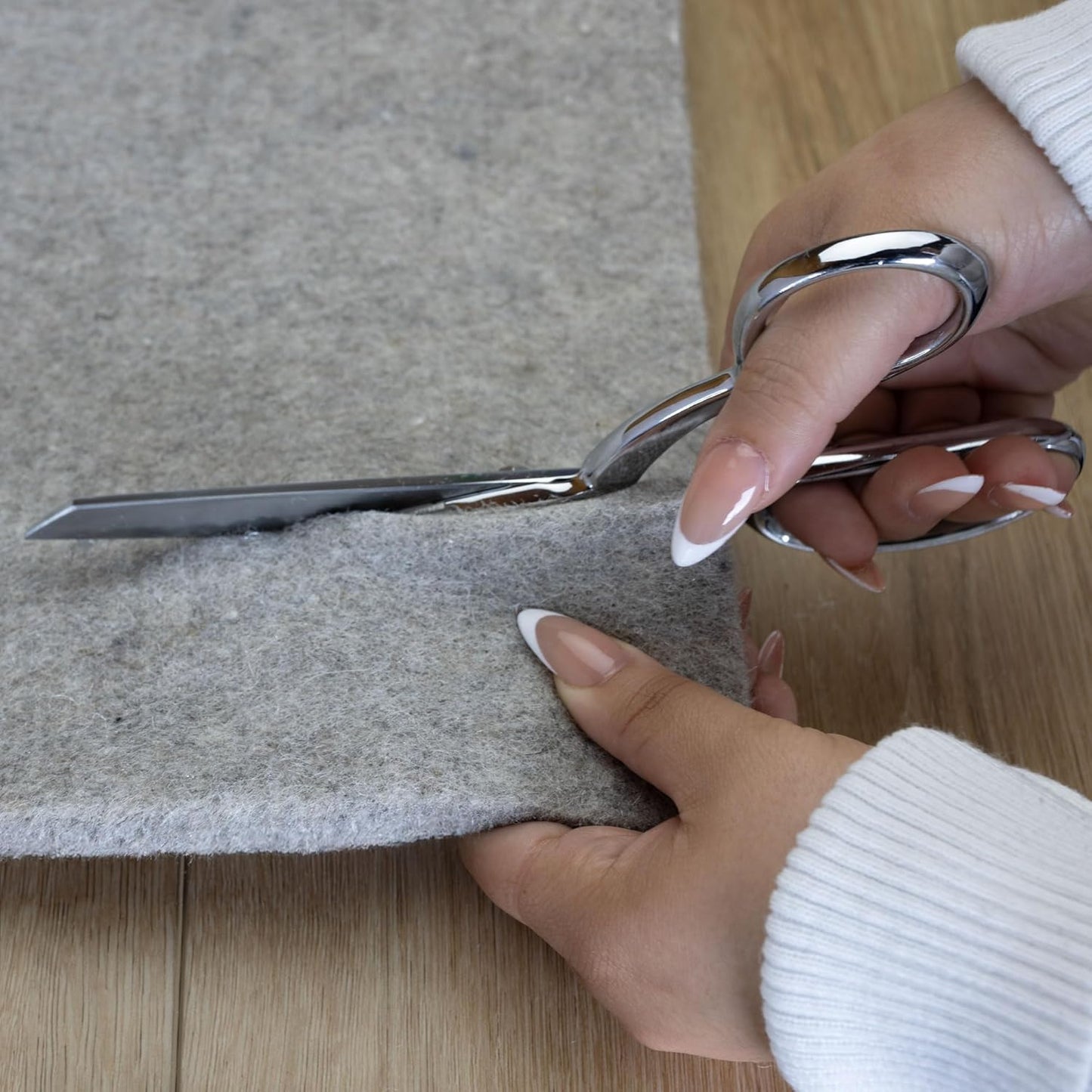 RUGPADUSA - Eco-Plush - 7'x11' - 1/2" Thick - 100% Felt - Luxurious Cushioned Rug Pad - Available in 3 Thicknesses, Many Custom Sizes