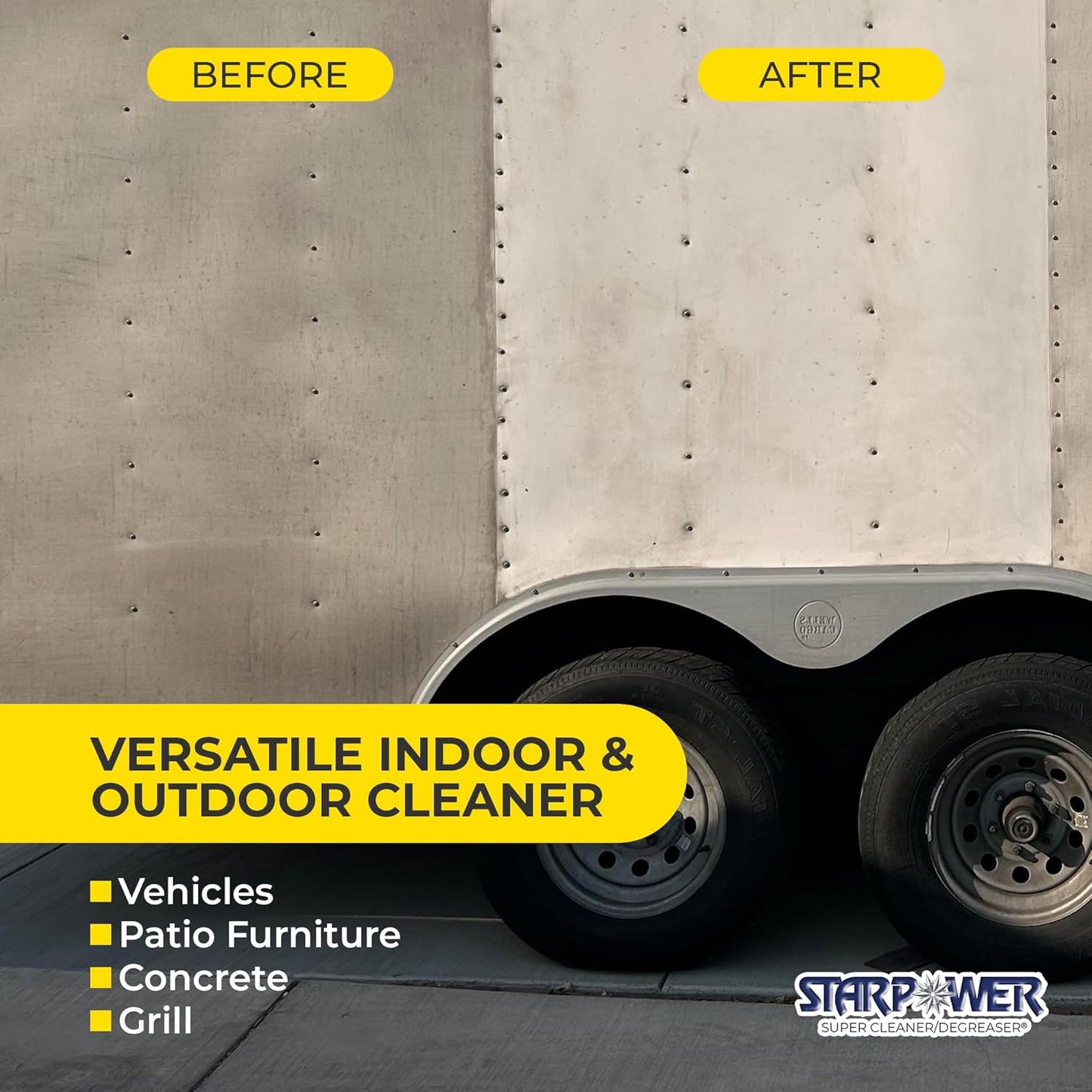 STARPOWER Heavy Duty All Purpose Multi Surface Grease, Oil, Grime Remover, 24 Ounces