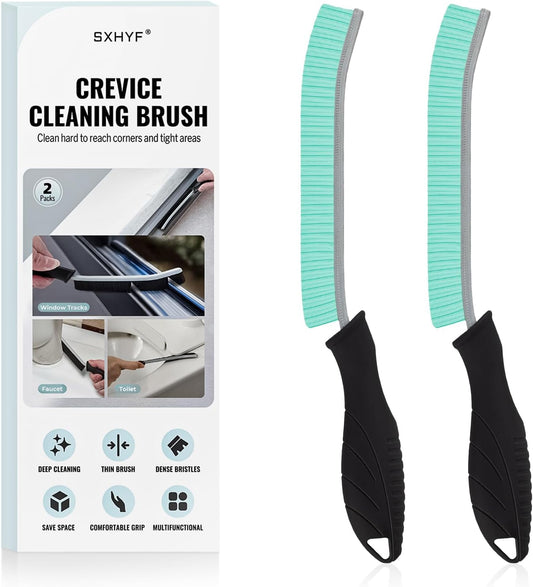 SXhyf Cleaning Brush - Hard Bristle Crevice Cleaning Brush, Multifunctional Gap Scrub Brush, Kitchen Essentials, Bathroom Cleaner Tools for Household Use, Home, Window, Toilet, Stove