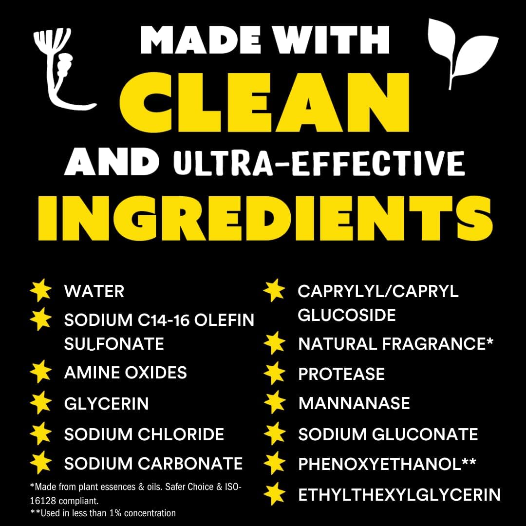 Molly's Suds Liquid Laundry Detergent | Clean Laundry Detergent Soap for Sensitive Skin | 2x Concentrated, High Efficiency (HE) (Lavender - 200 Loads)