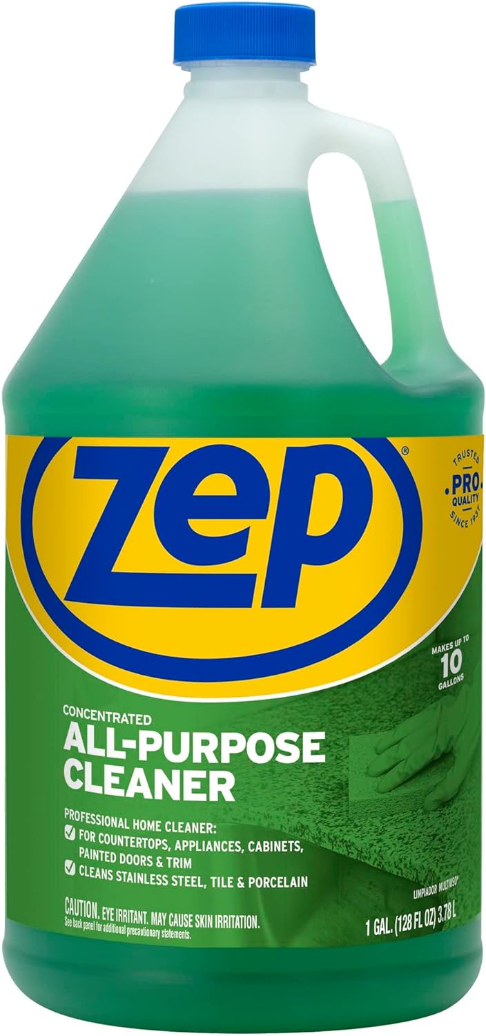 Zep All-Purpose Cleaner and Degreaser - 1 Gallon (1 Unit) ZU0567128 - Heavy Duty Industrial Cleaner for Business and Household Used in Kitchen, Countertops, Appliances, Walls and Floor Surfaces