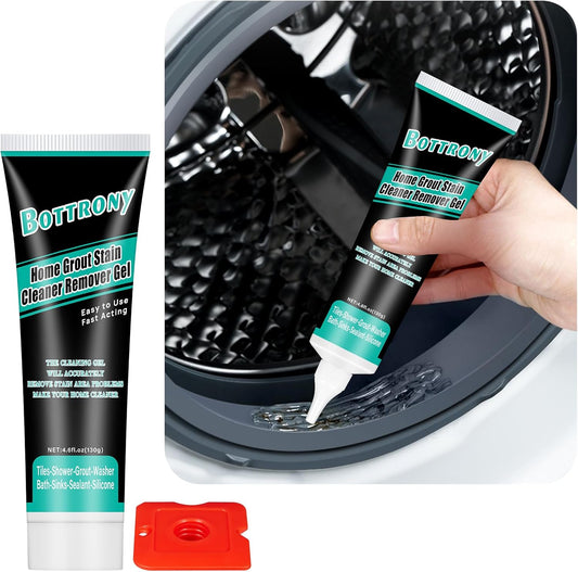 Mold Stain Remover Gel, Home Stain Remover Gel, Washing Machine Cleaner, Household Cleaner for Refrigerator Strips, Grout Cleaners Best for Home Sink, Kitchen, Showers