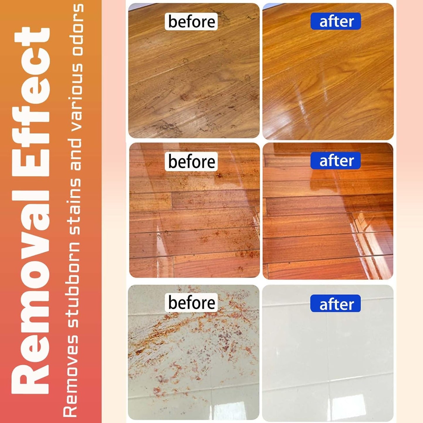 Tile Cleaner, Original Floor Cleaner, Heavy Limpa Pisos, Deep Cleaning Multipurpose Powerful Stain Removing Liquid for Floors, Bathroom Shower, Kitchen (1, 1 PCS)