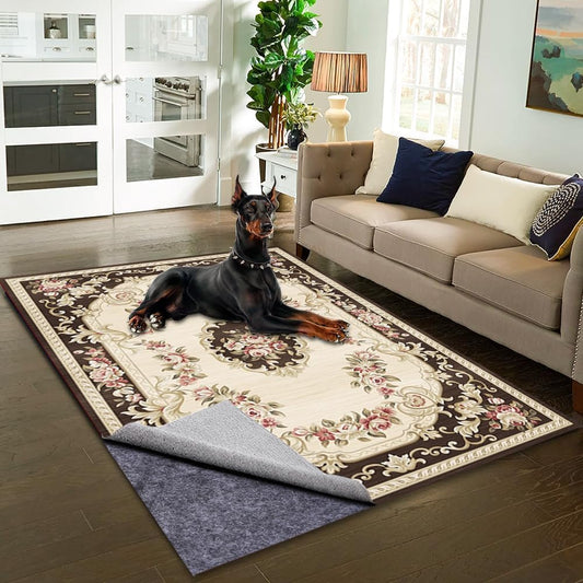 100% Waterproof Non-Slip Rug Pad 2x3 for Large Area Rugs Durable Felt Floor Protection pad for All Floors, Suitable for Cutting. Rug Pads Keep Rugs in Place and Provide Cushioning