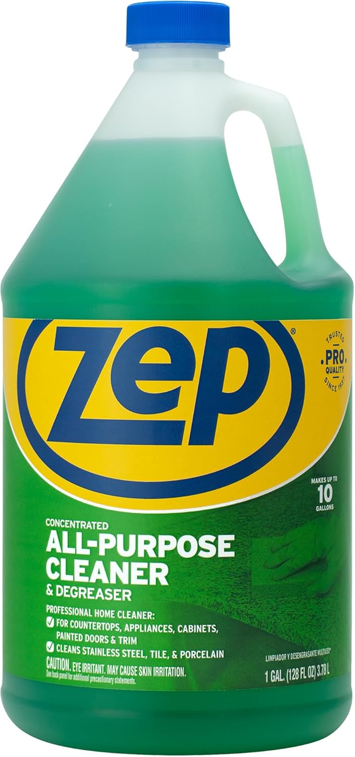 Zep All-Purpose Cleaner and Degreaser 128 oz ZU0567128 (Pack of 2) Cleans Almost Any Surface