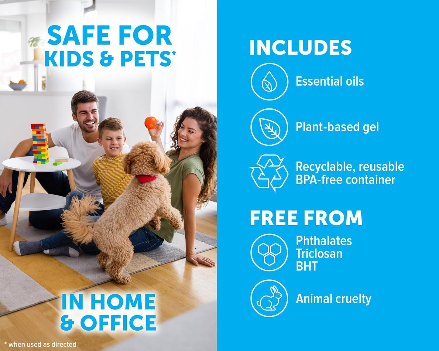 Bright Air 14 oz. Super Odor Eliminator, For Medium-Size Spaces, Cucumber Water & Fresh Melon Scent, Case of 6, Odor Eliminator & Air Freshener, Natural Essential Oils, Lasts Up to 90 Days Each