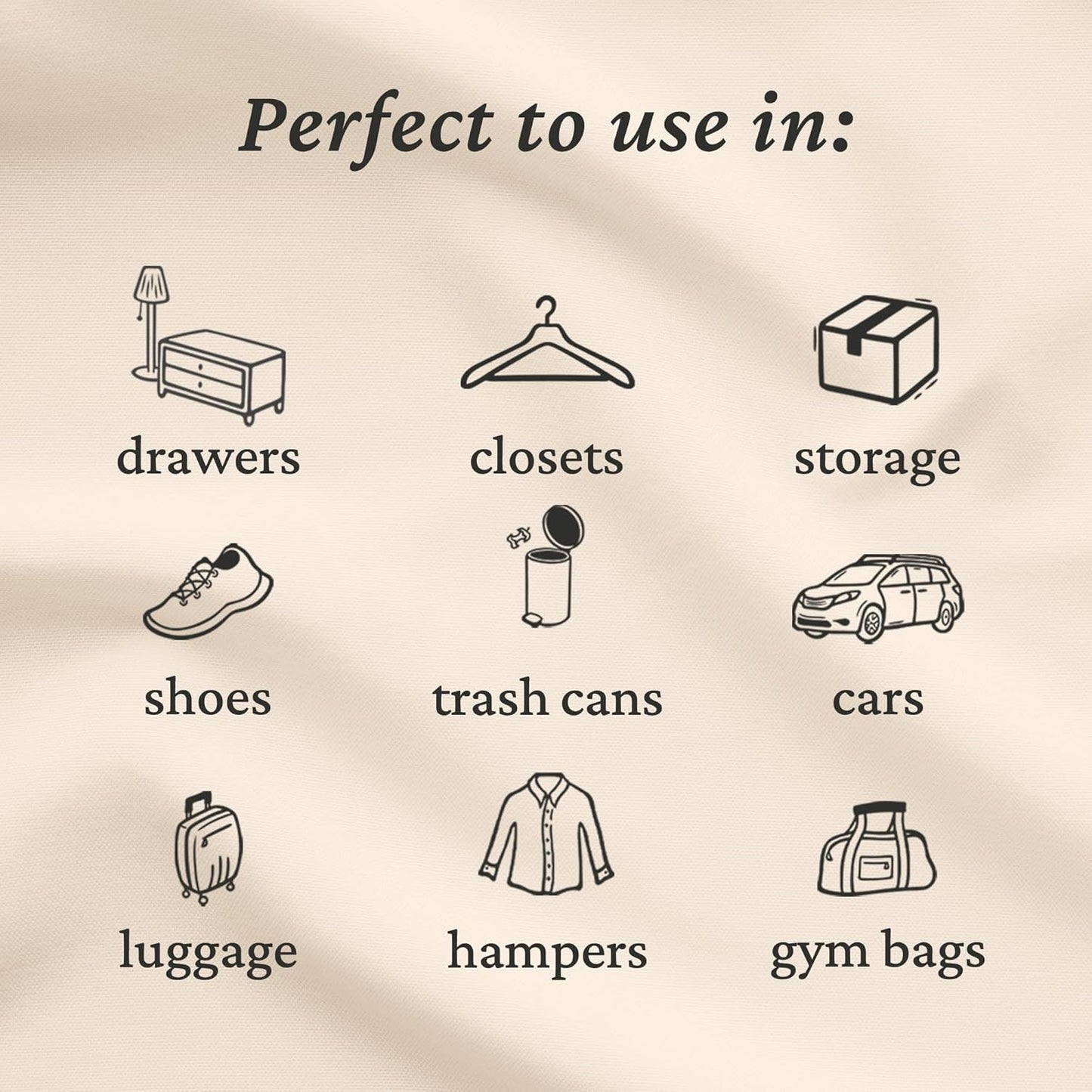 Fresh Wave Orange Odor Eliminating & Deodorizing Packs - Bag of 6 & Fresh Pod Case