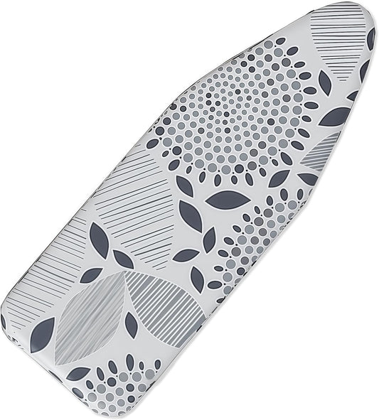 Ironing Board Cover with Two 5MM Thick Feltpads,15"x48"Heat Resistant Replacement Ironing Board Cover and Pad,Fits Standard Ironing Boards,Durability and Easy to Install